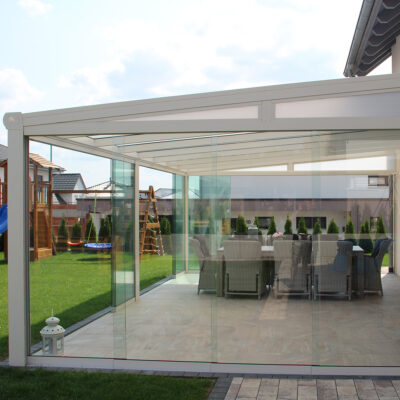 Glasschiebewand - 
